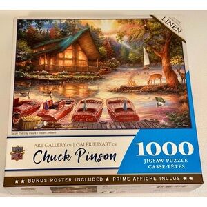 Chuck Pinson Seize the Day 1000 Piece Jigsaw Puzzle MasterPieces Linen Finish